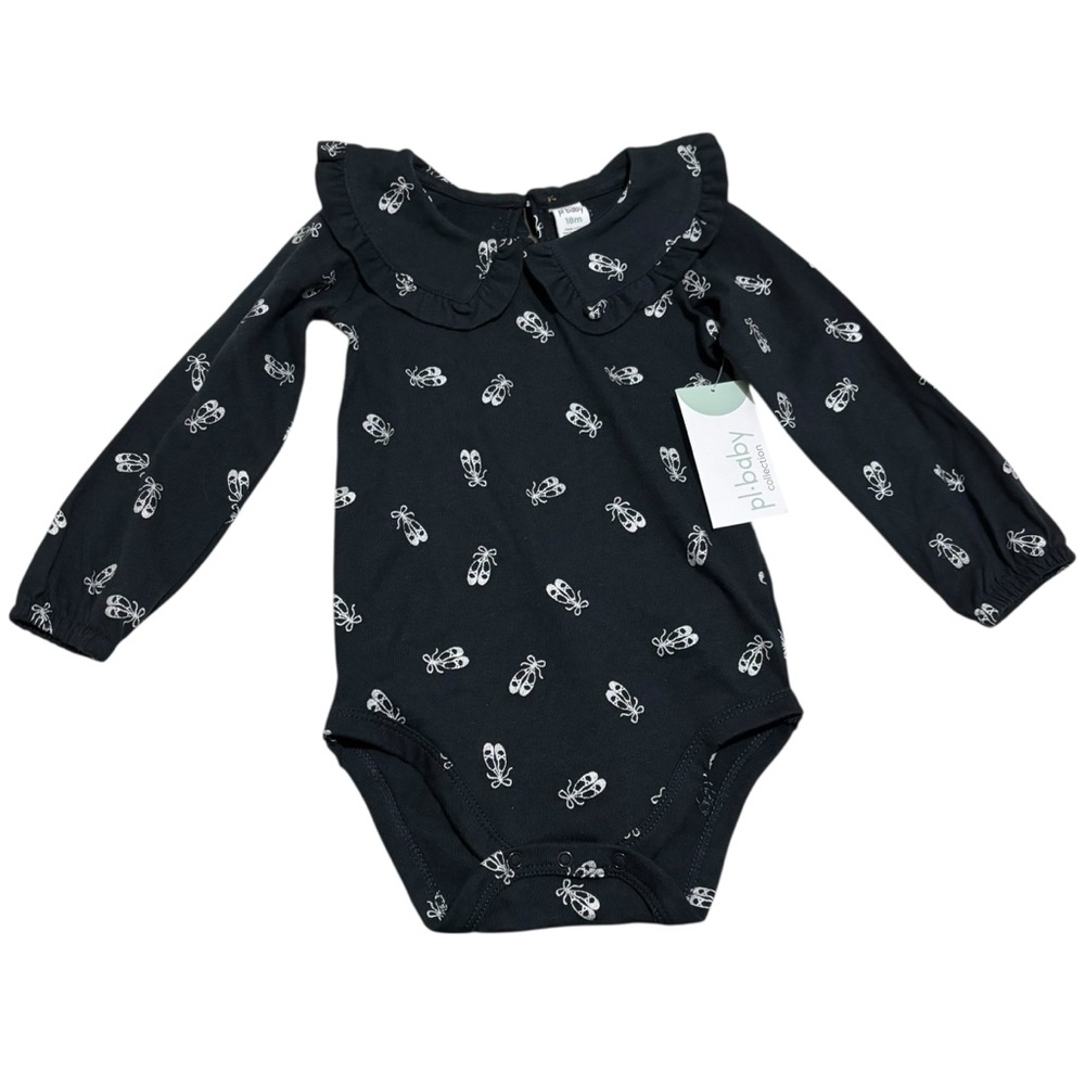 Petit Lem NEW PL baby collection ballet slipper bodysuit size 18 Mo